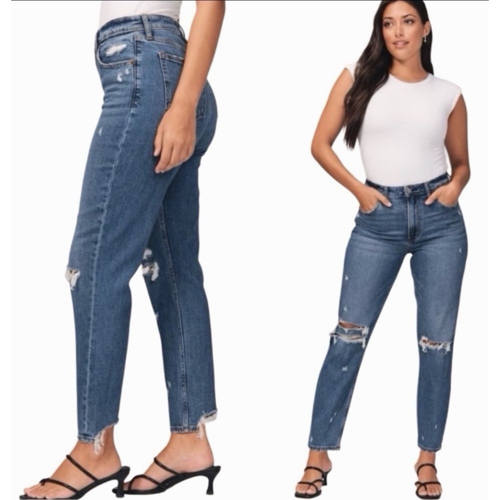 Women's Abercrombie & Fitch Curve Love High Rise Mom Jean Size 28/6R
